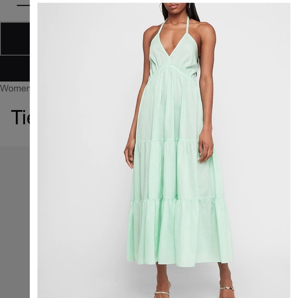 Tiered Halter Maxi Dress - Picture 4 of 4